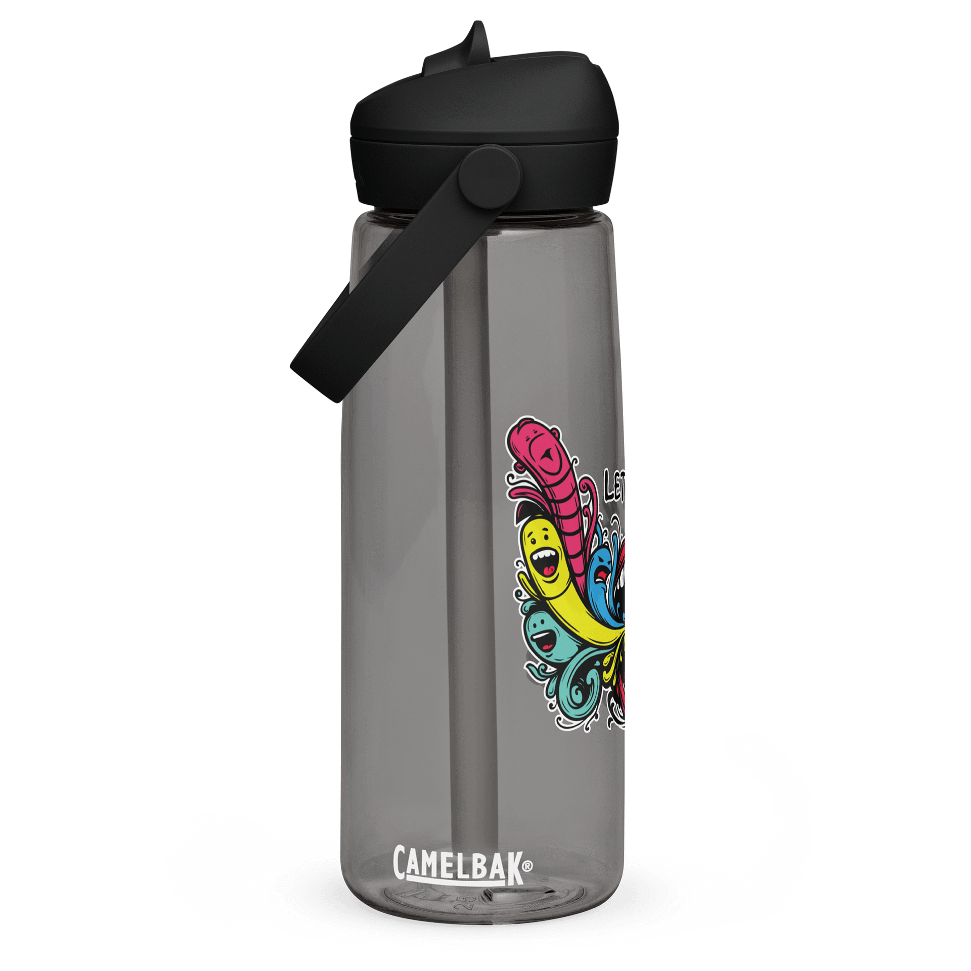 Expressive Flow Flip Straw Water Bottle product image (3)