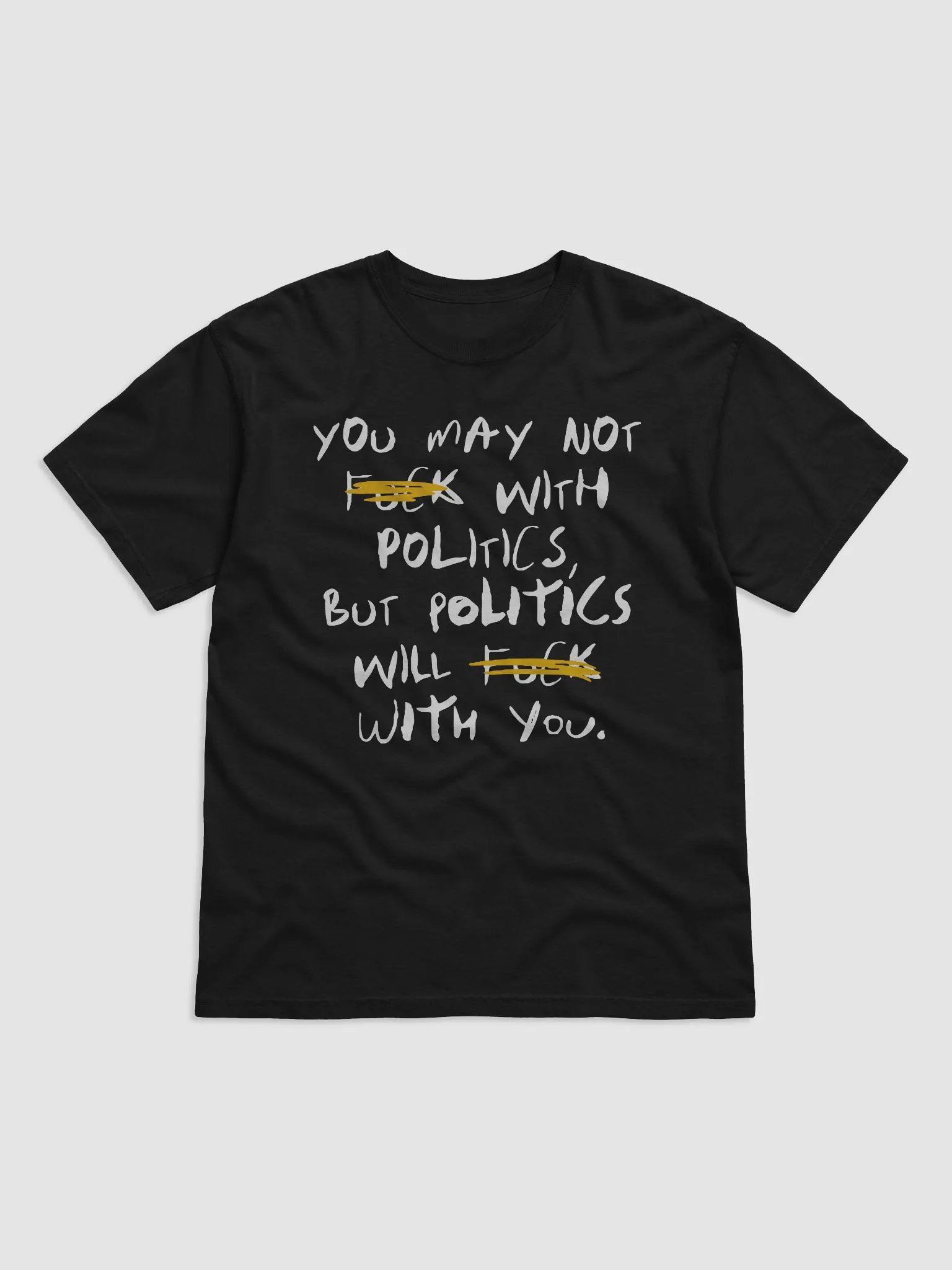 Fck With Politics Heavyweight Tee (BB x CC) product image (1)