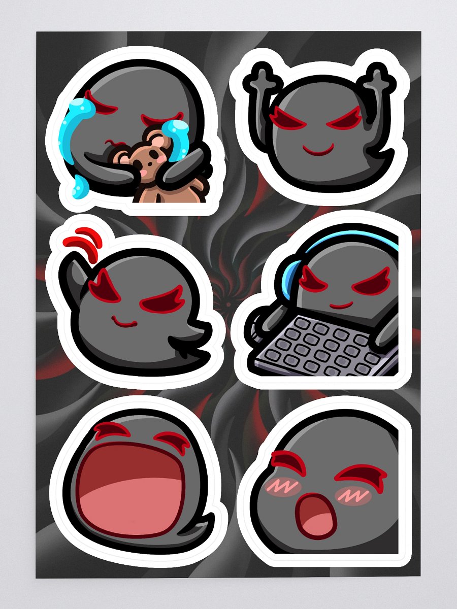 Emote Sticker Sheet 6 product image (2)