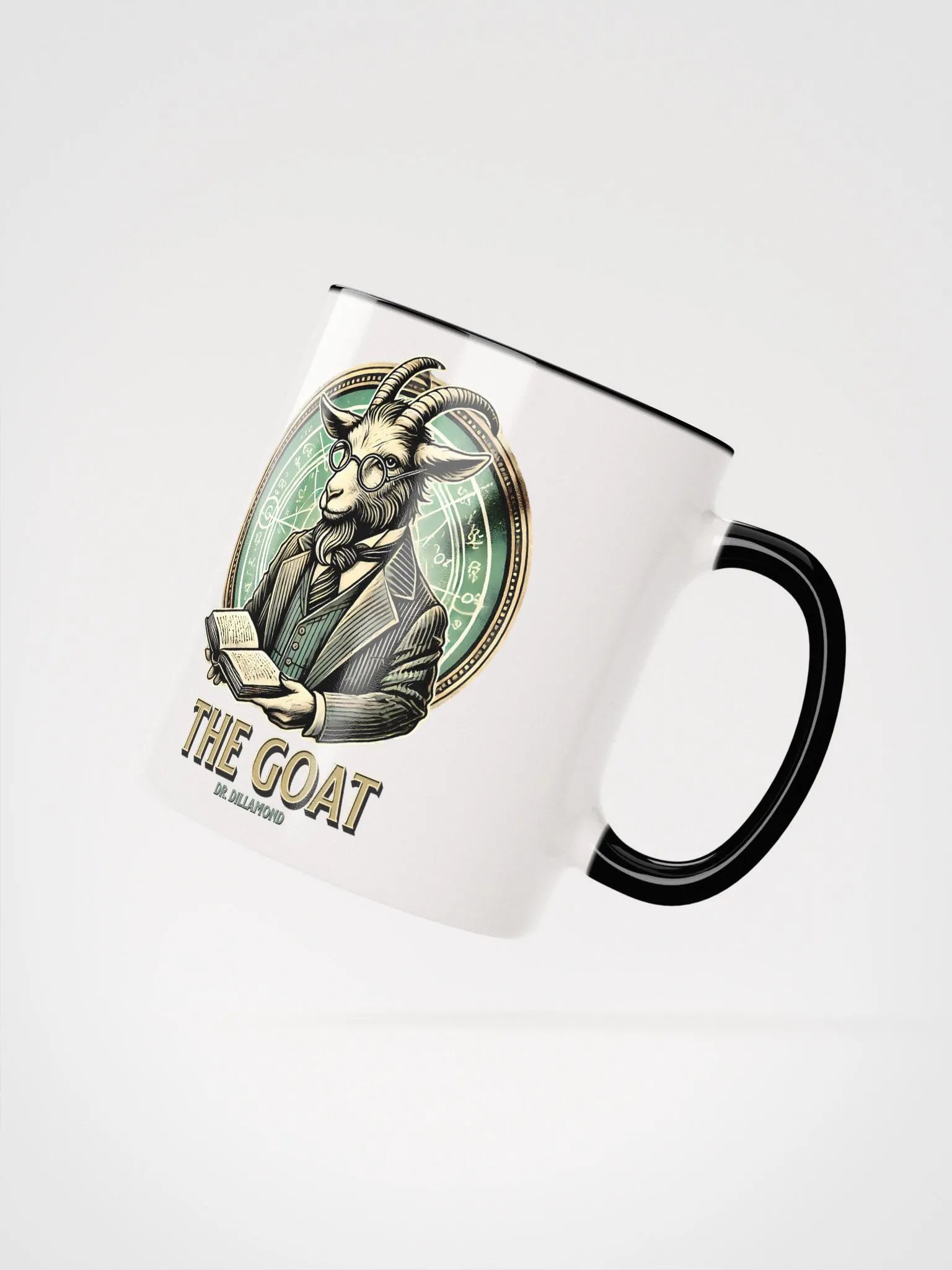 Dr. Dillamond "The GOAT" Broadway Mug – Color Inside Ceramic Coffee Cup product image (2)
