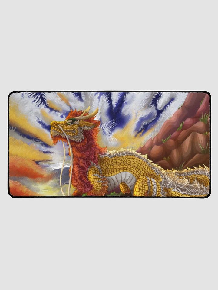 Sunset Dragon Stitched Deskmat product image (1)