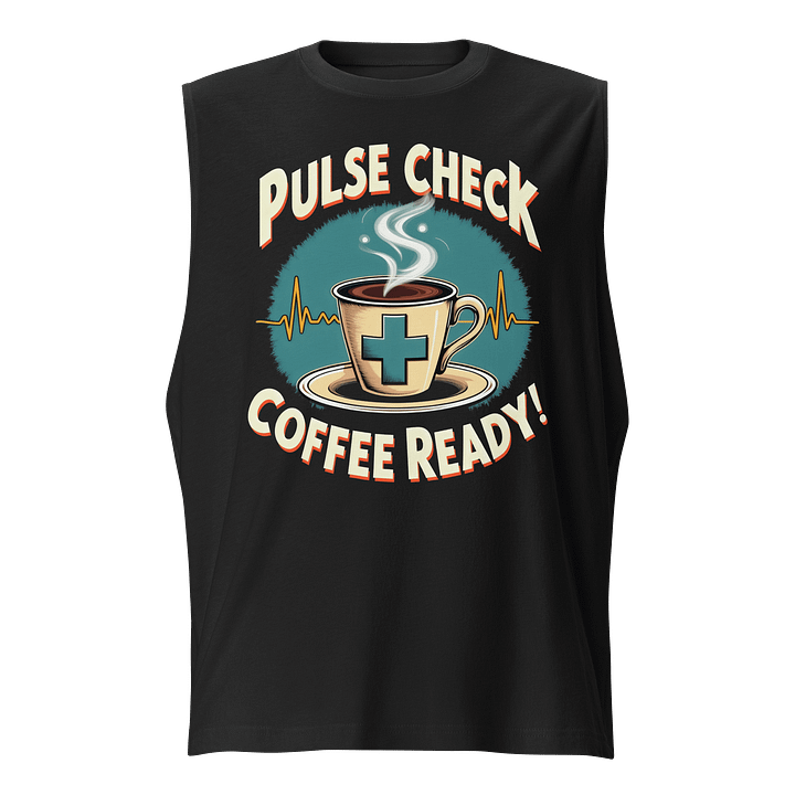 Pulse Check Coffee Muscle Tank product image (1)