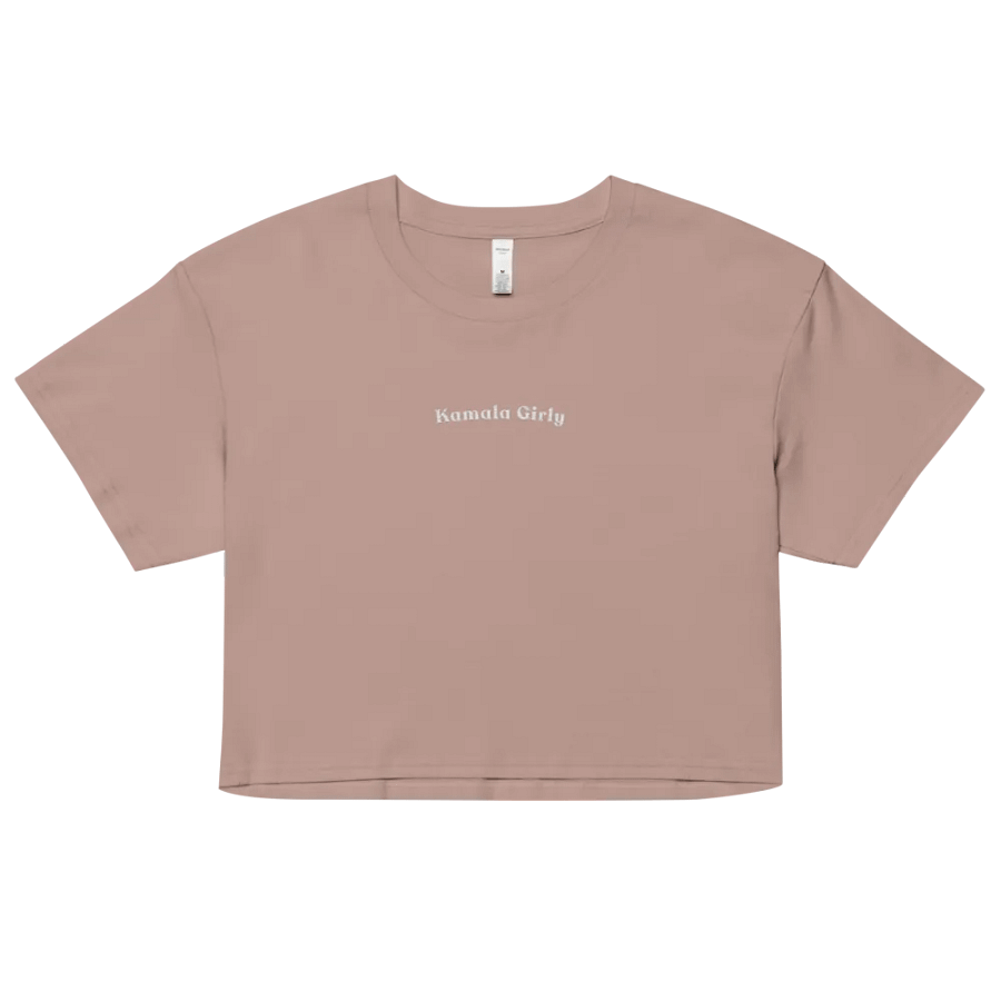 Kamala Girly Crop Top (White Font) product image (21)