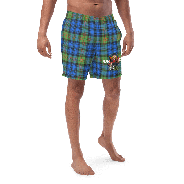 Unravelled Tartan Paradise Swim Trunks product image (1)