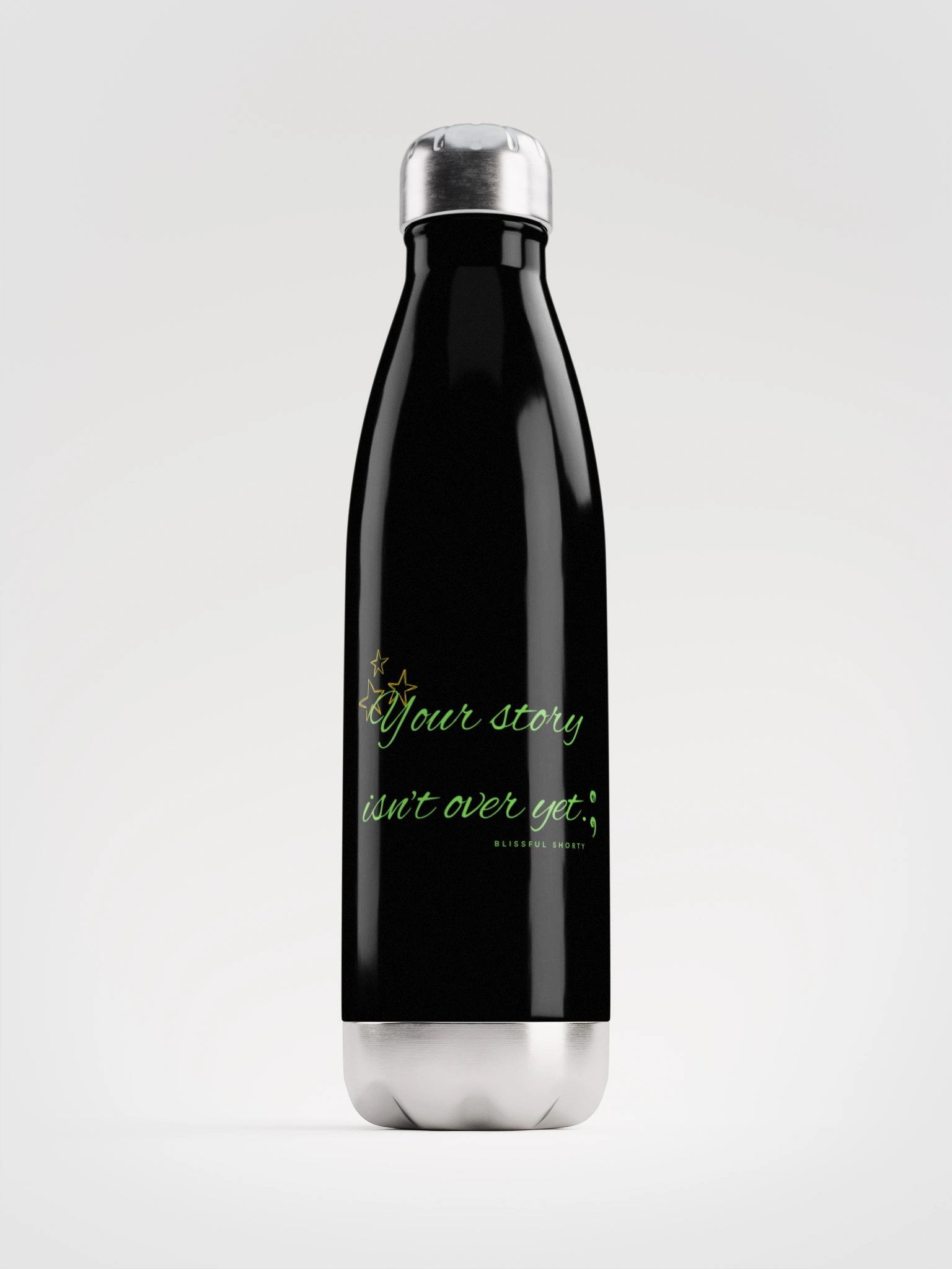 "Your Story isn't Over Yet." Stainless Steel Water Bottle product image (2)