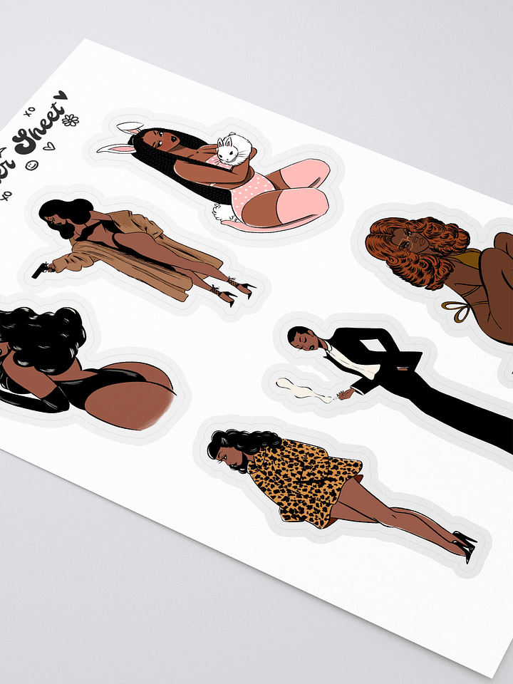 Pinup Sticker Sheet product image (2)