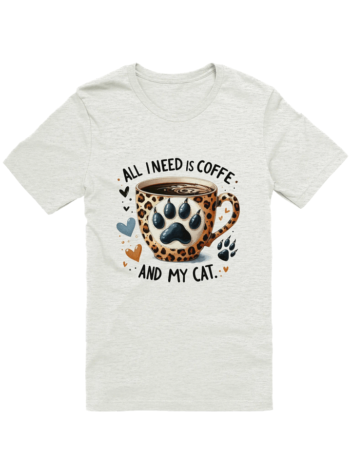 Leopard Print Coffee Lover T-Shirt product image (1)