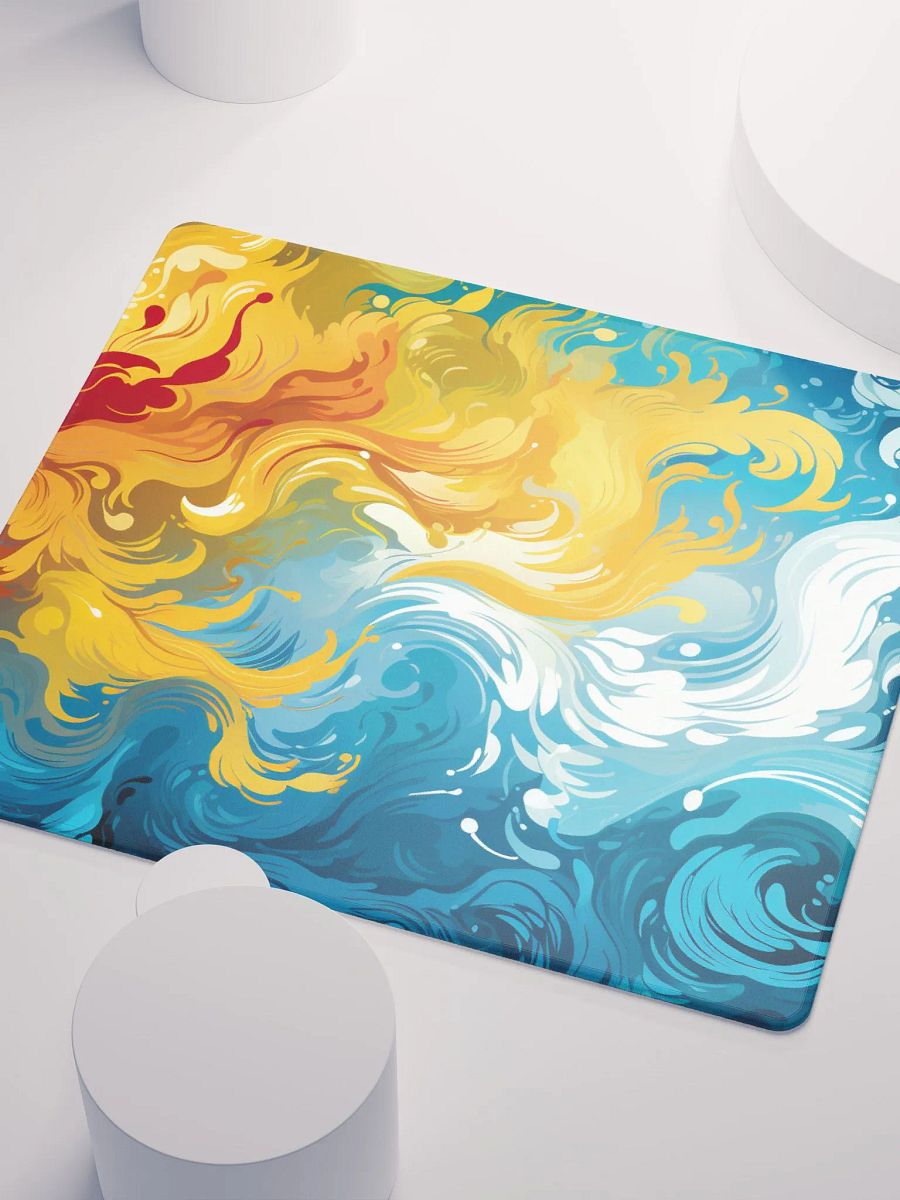 Waves of Fire and Water Mouse Pad product image (3)