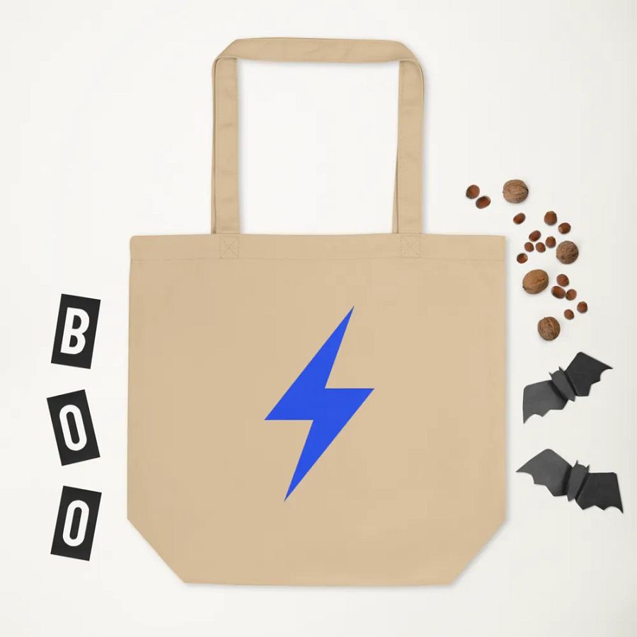 A beige VioBolt tote bag product image (5)