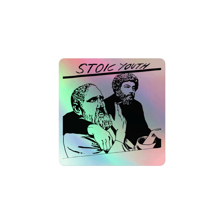 Stoic Youth Kiss-Cut Holographic Sticker product image (1)