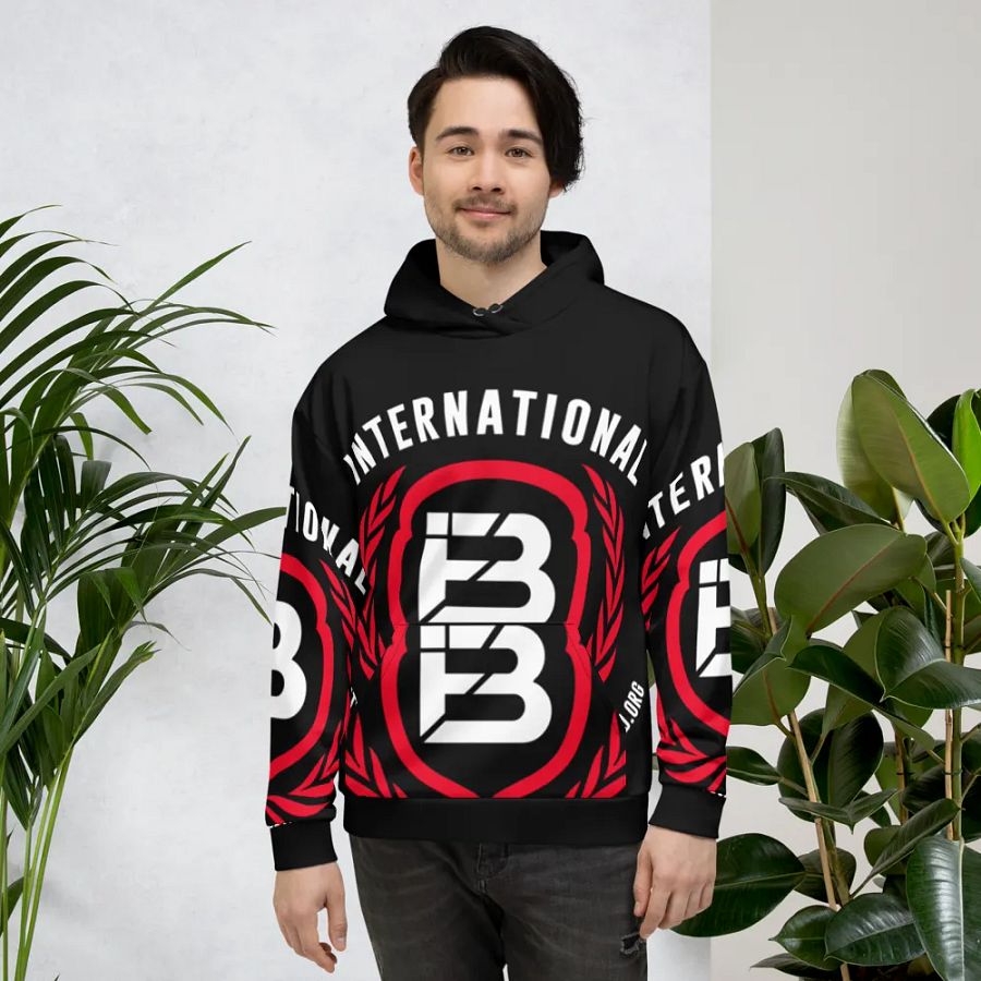 IFBNewsfeed.Org's All-Over Print Recycled Unisex Hoodie product image (4)