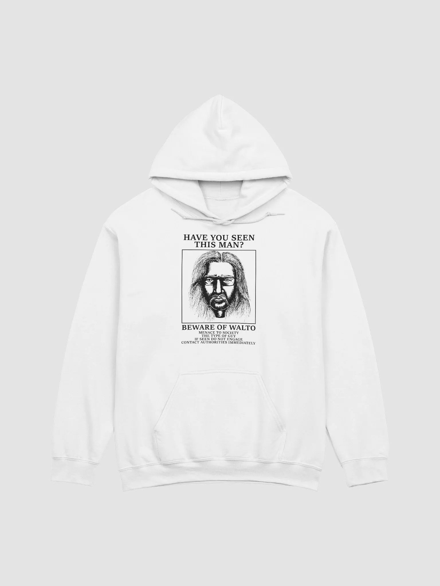 WANTED WALTO HOODIE (WHITE) product image (1)