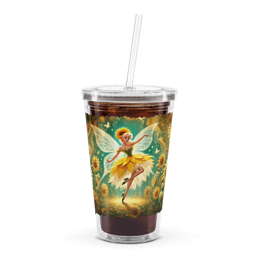 Sunflower Fairy Double Wall Tumbler product image (7)