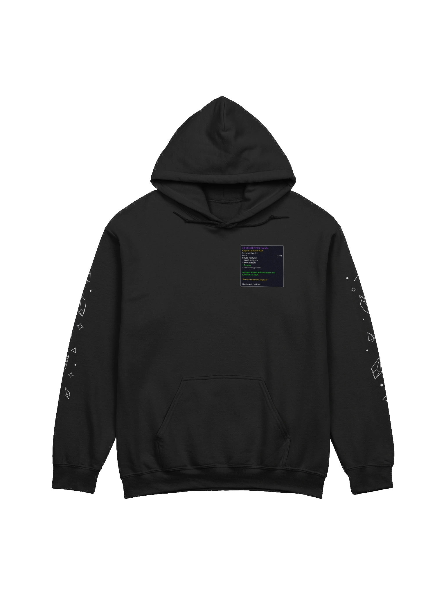 [S-5XL] HEXENDREIECK WoW Tooltip Hoodie product image (1)