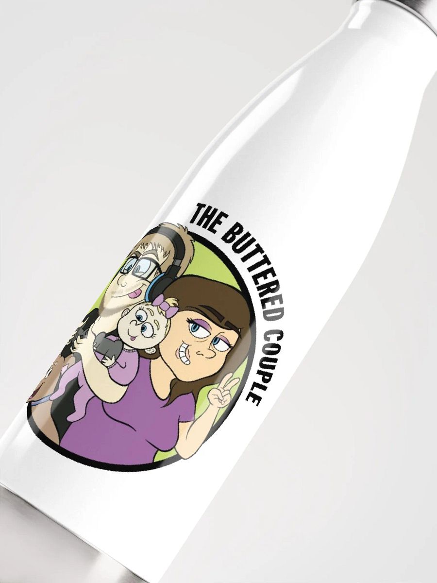 Buttered Couple Logo Steel Bottle product image (5)