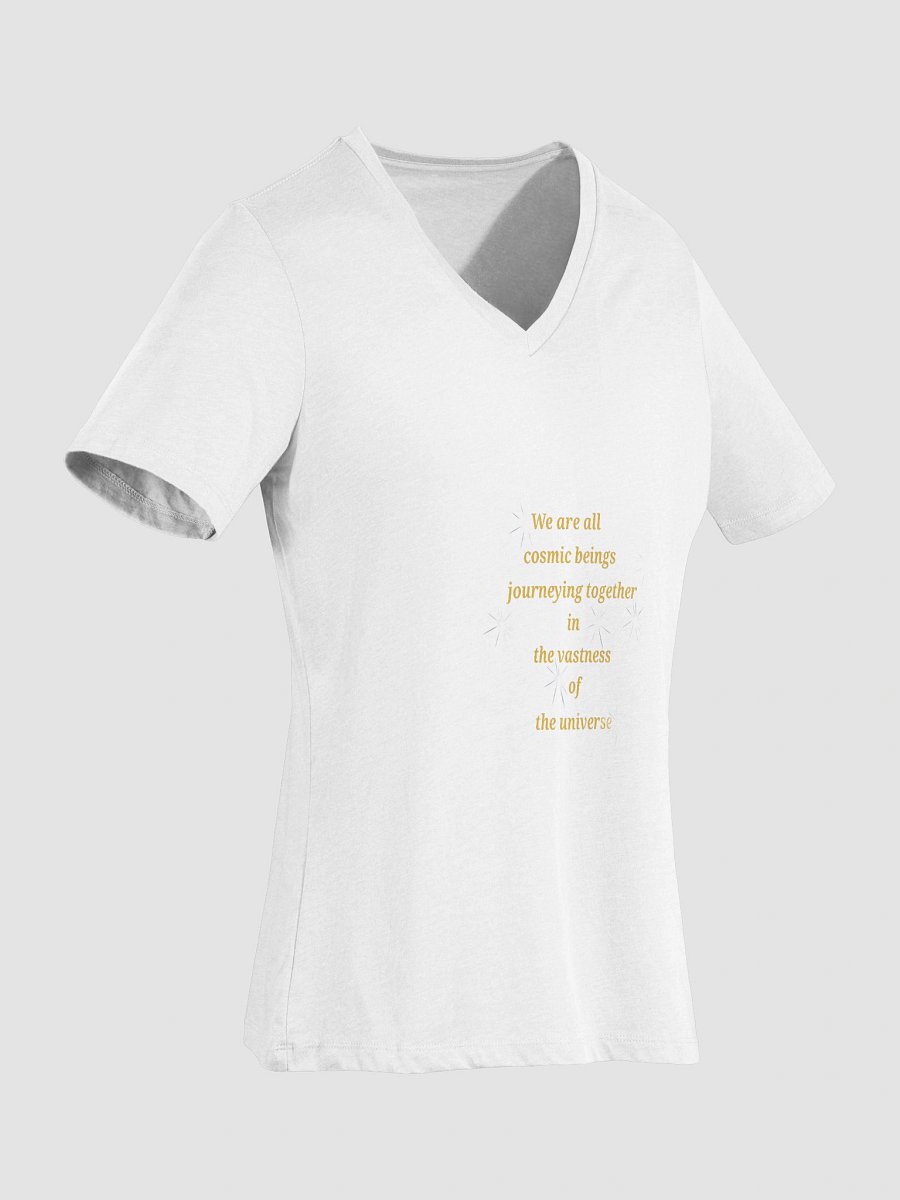 Cosmic Journey Relaxed V-Neck Tee product image (4)