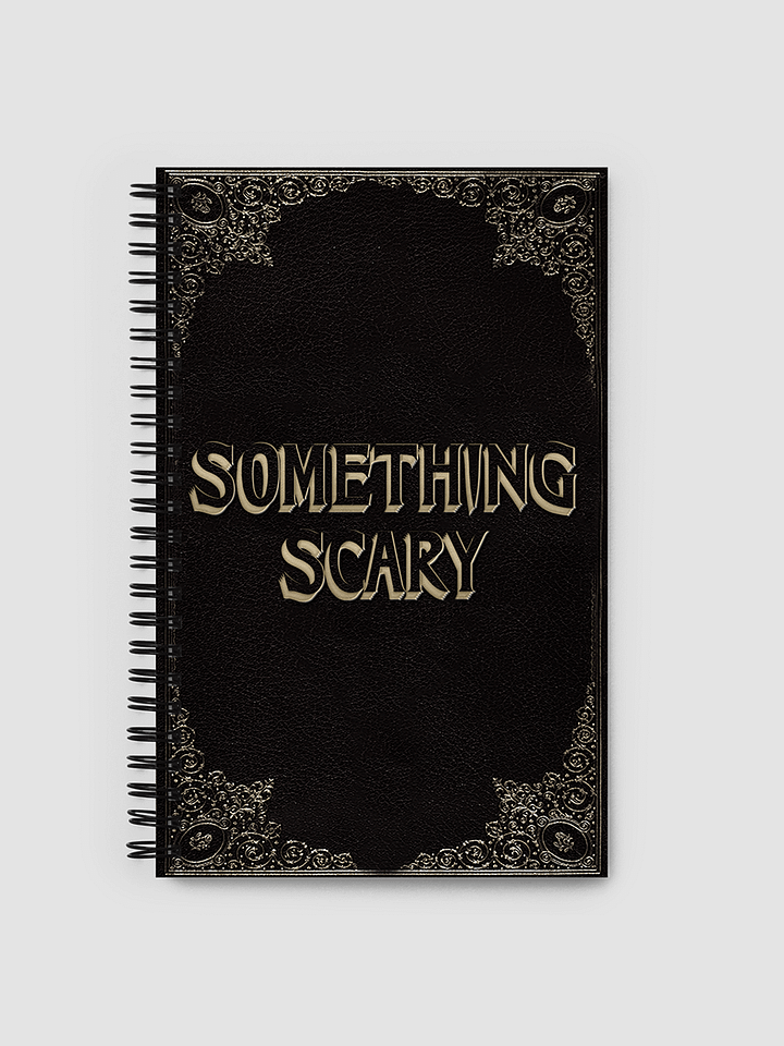 Something Scary Spiral notebook product image (1)