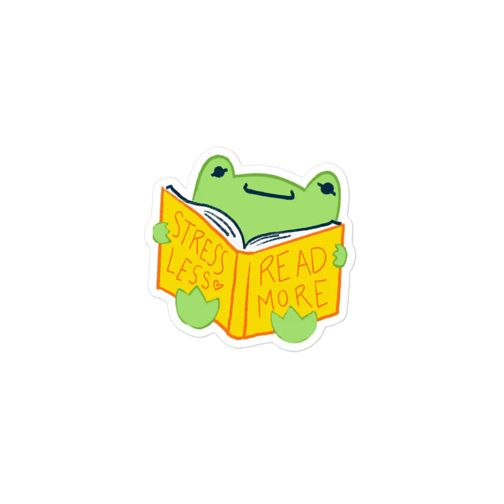 Stress Less, Read More magnet product image (1)