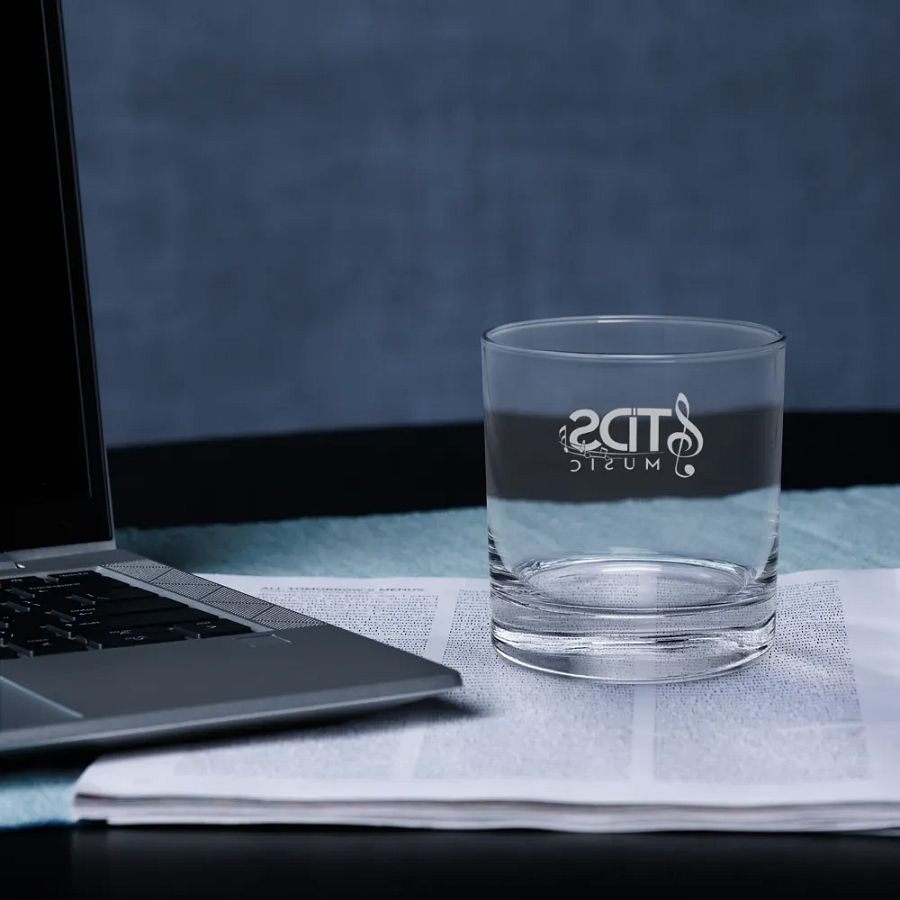 TDS Music Rocks Glass - Music-Themed Glassware 10.5oz product image (3)
