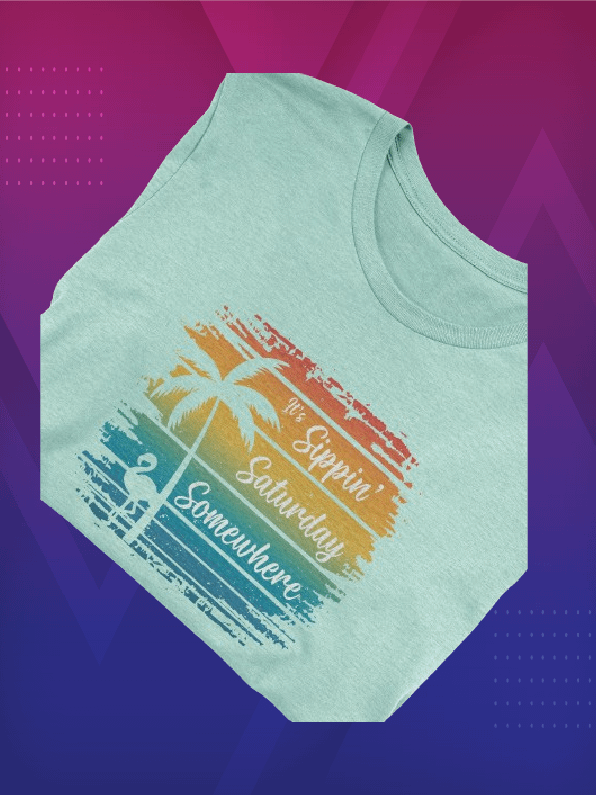 It's Sippin' Saturday Somewhere - Shirt product image (53)