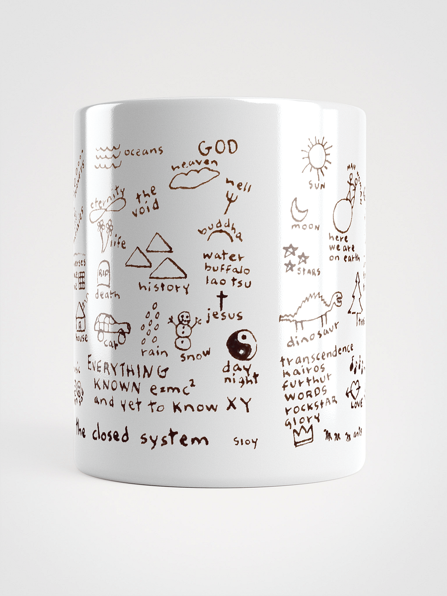 The Closed System White Glossy Mug product image (5)
