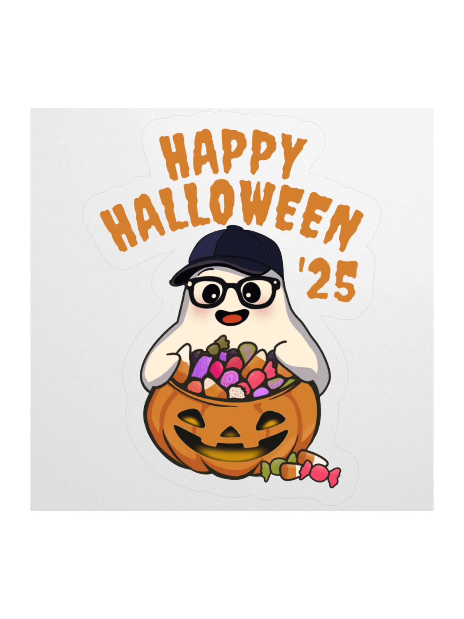 Trick or Treat Vibes Halloween '25 Sticker product image (2)