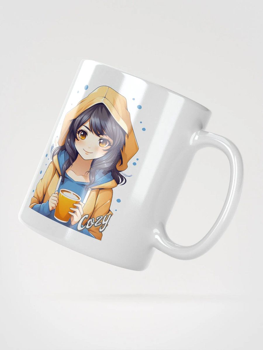 Cozy Kawaii Anime Girl - Coffee or Soup Mug - 11 oz - 15 oz - 20 oz - v2 product image (5)