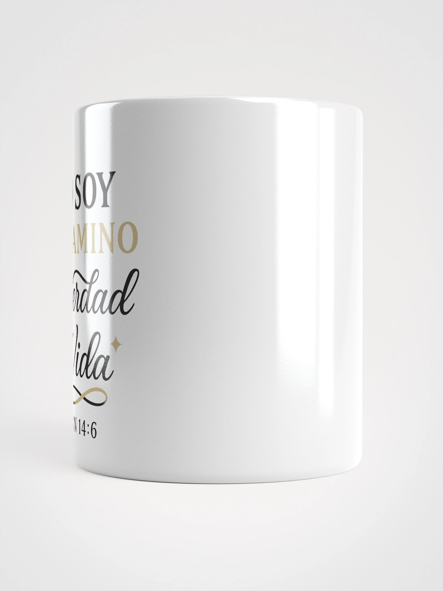 White Christian Mug – “Yo Soy el Camino, la Verdad y la Vida” – Spanish John 14:6 product image (3)