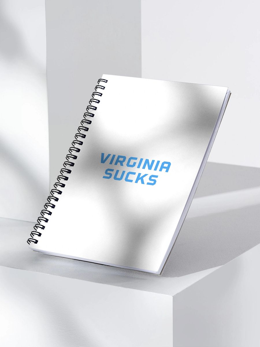 Virginia Sucks Spiral Notebook product image (3)