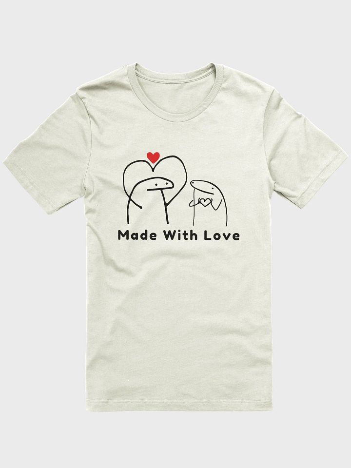 Made with love shirt, emoji silly meme i love you Tshirt, Valentine lover tee gift for couple product image (1)