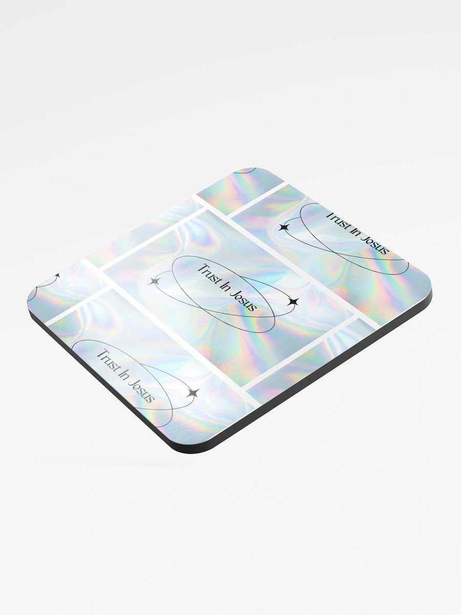Holographic Trust In Jesus Coaster product image (3)