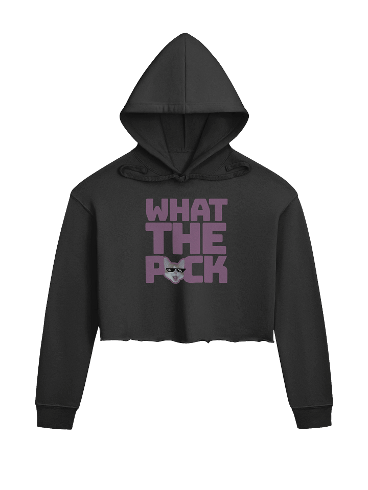 What The Puck Cropped Hoodie! product image (1)