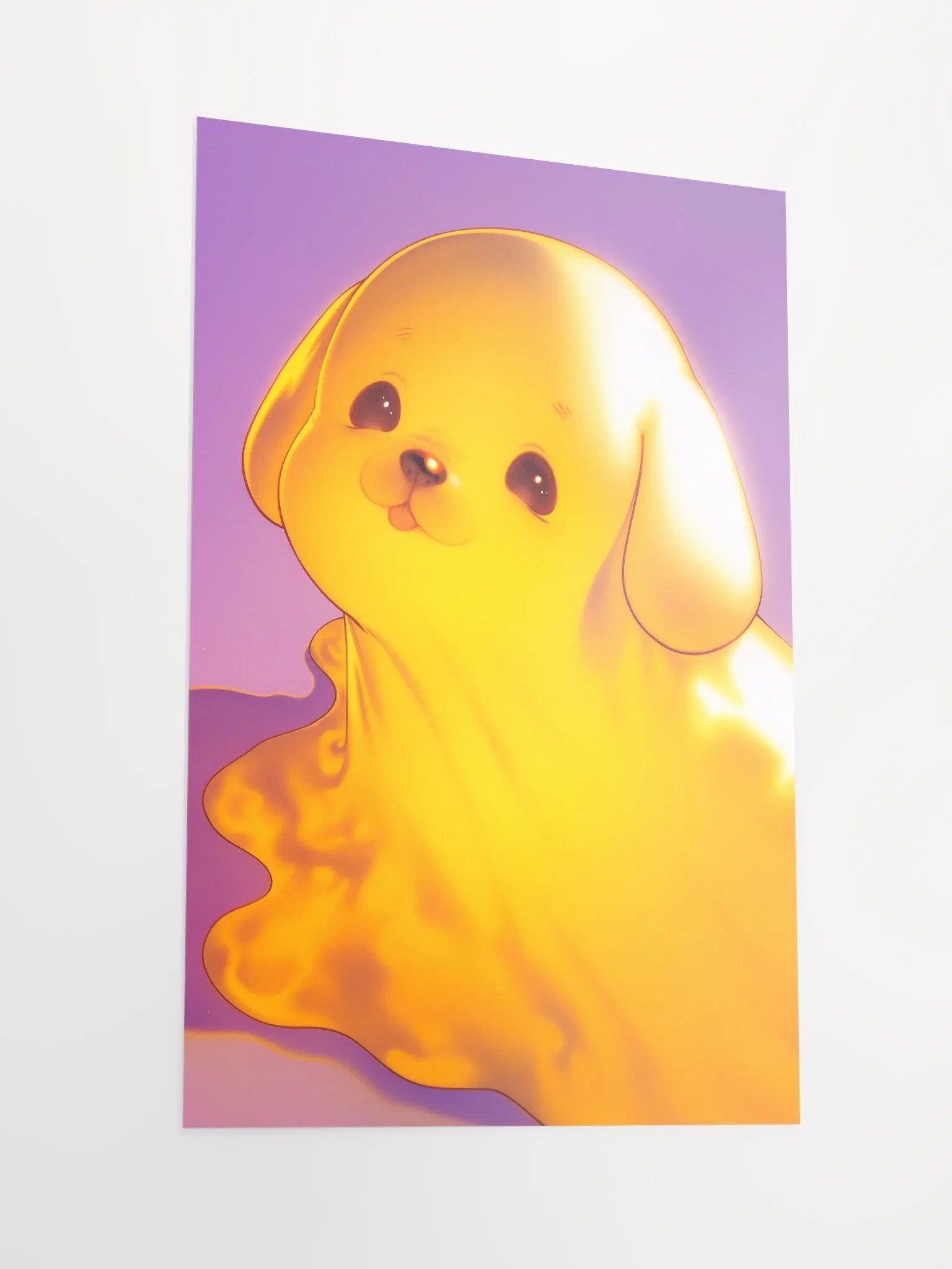 Yellow Ghost Dog Poster product image (2)