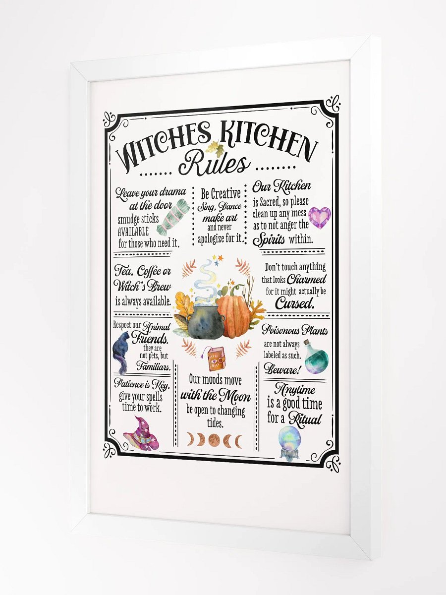 Witches Kitchen Rules - Witchy, Kitchen Witch, Magic Kitchen Gift product image (4)