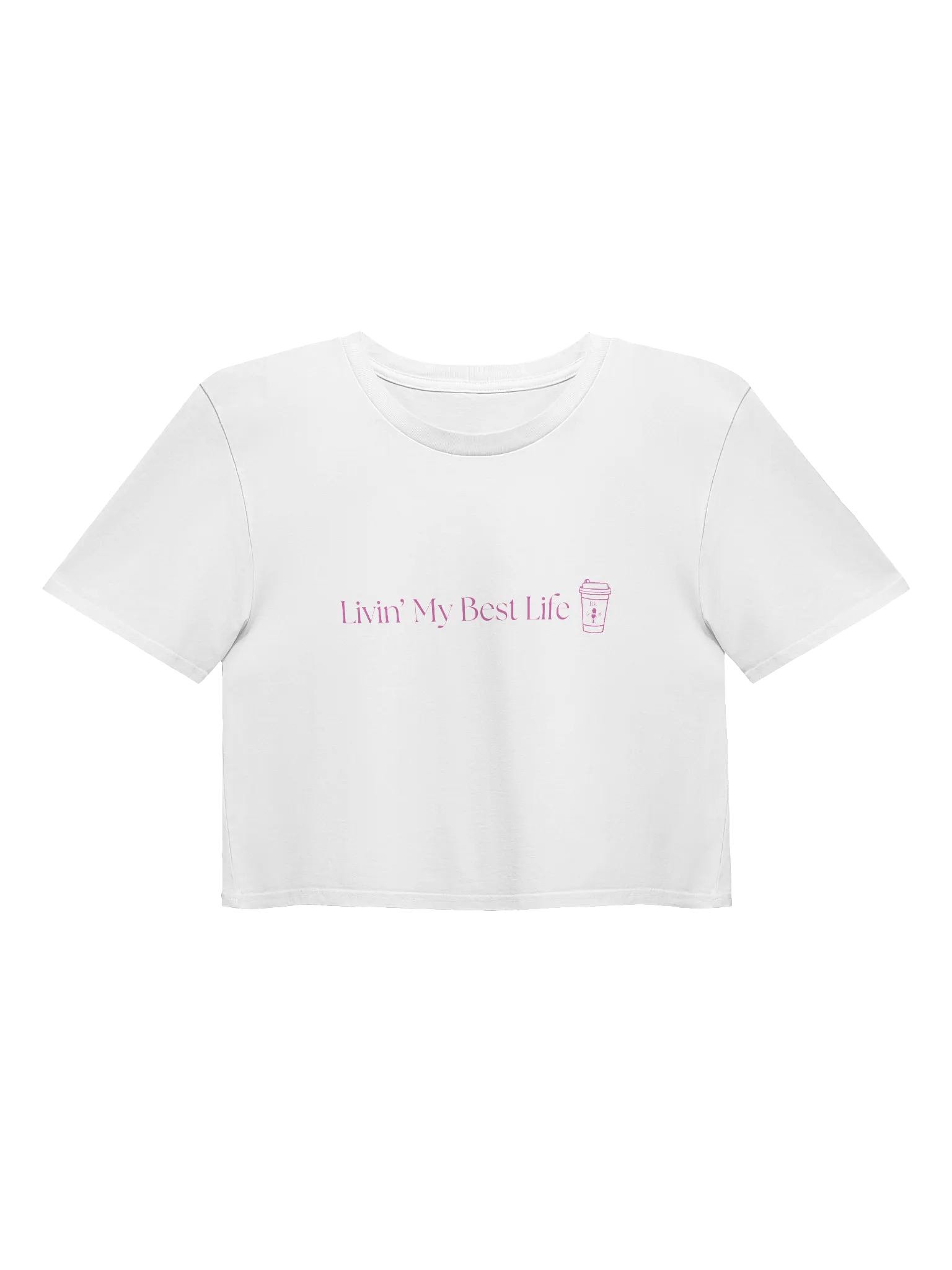 Livin' My Best Life Cropped Tee product image (1)