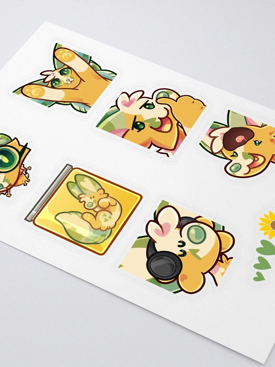 Milu Emote Sticker Sheet 2 product image (2)