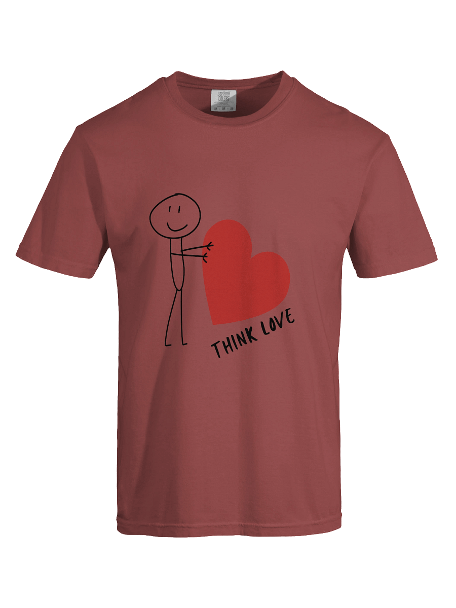 Think Love Heavyweight T-Shirt product image (58)