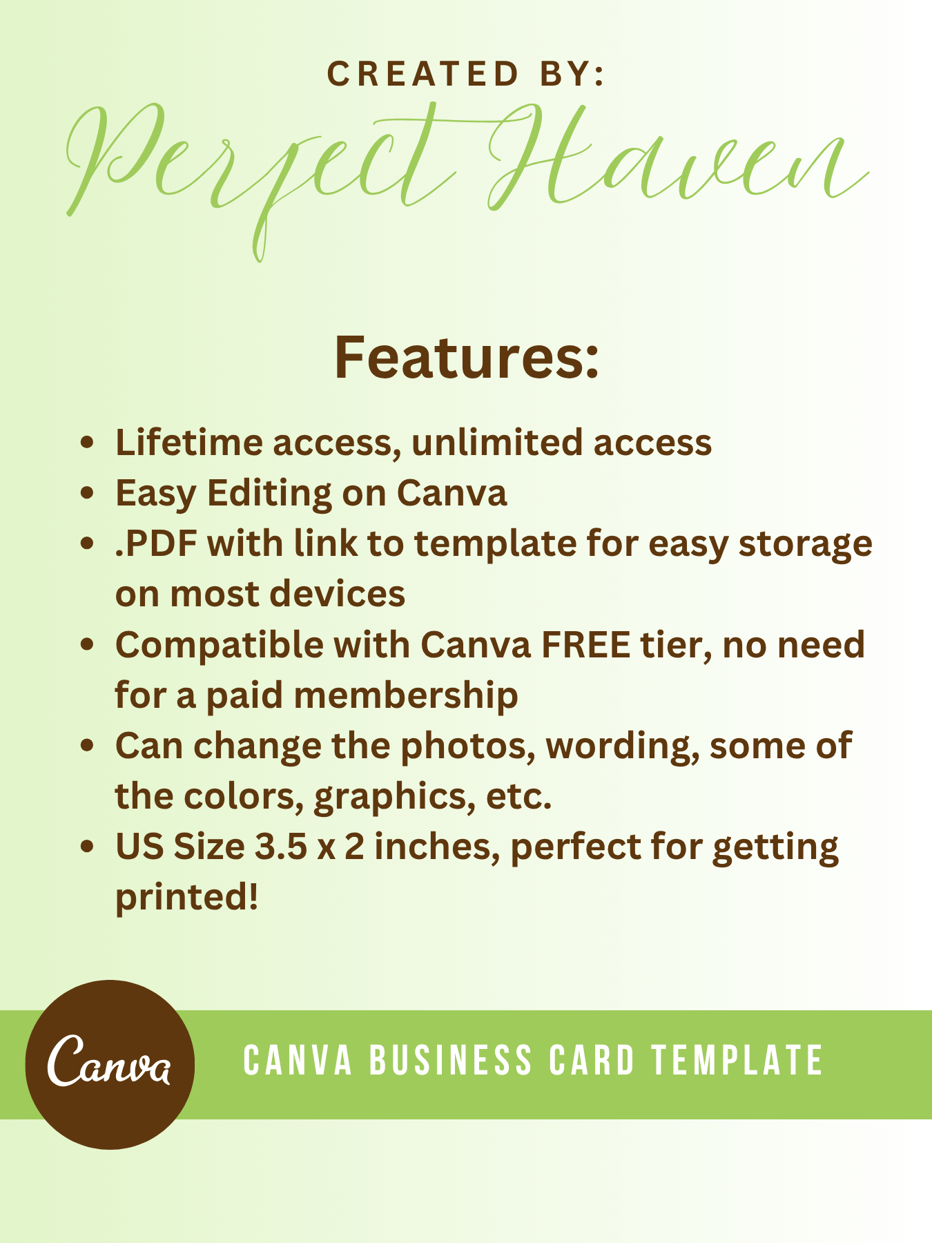 Light Green Dubai Chocolate Inspired Business Card Template - 1101925 product image (3)