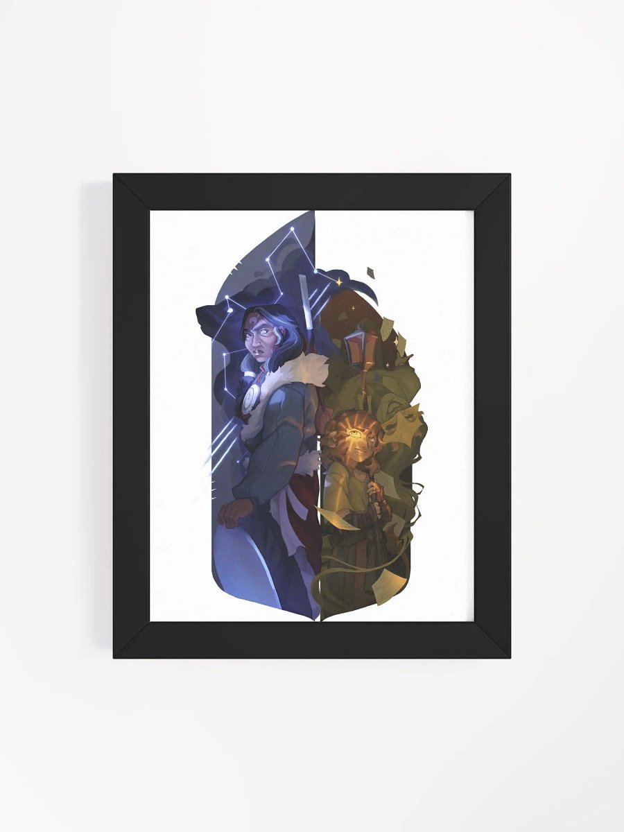 Khari And Kovah Duo Piece - Framed Poster White product image (4)