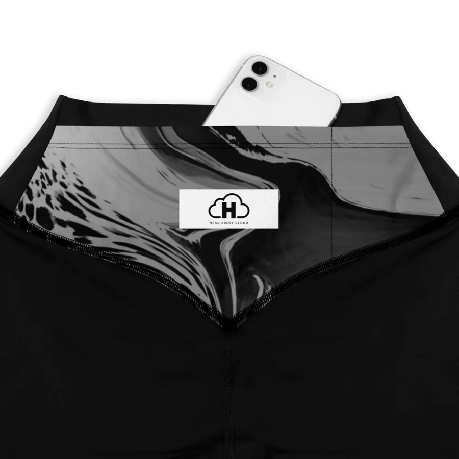 Black Marble-Sports Leggings product image (7)