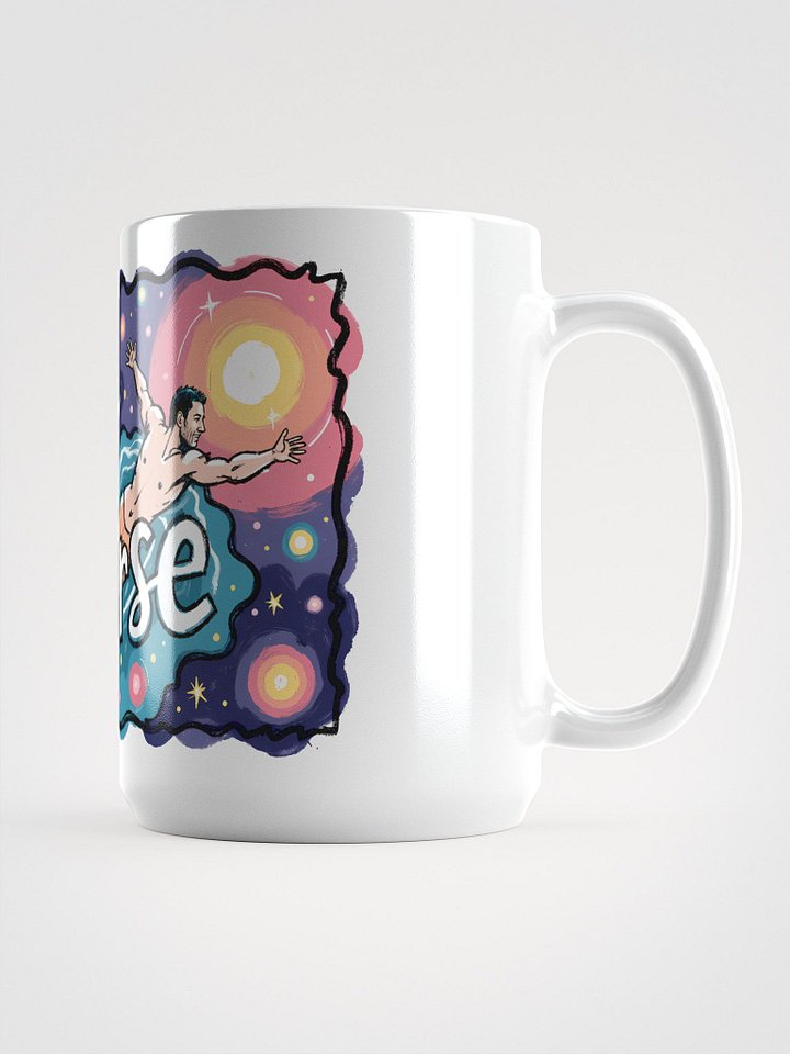 Stellar Journey: Swimming the U-Verse Glossy Mug product image (1)