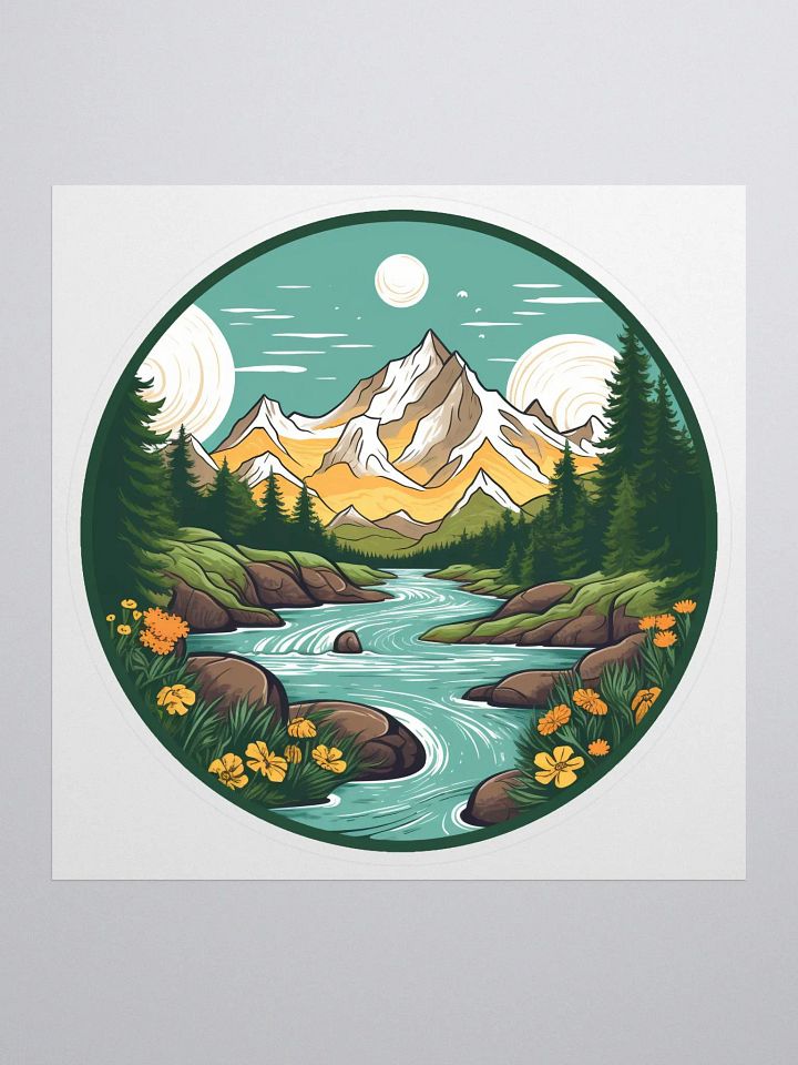 Spring Mountains sticker product image (1)