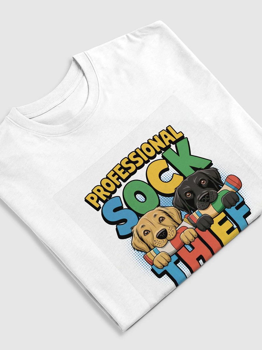 Professional Sock Thief Dog T-Shirt product image (10)