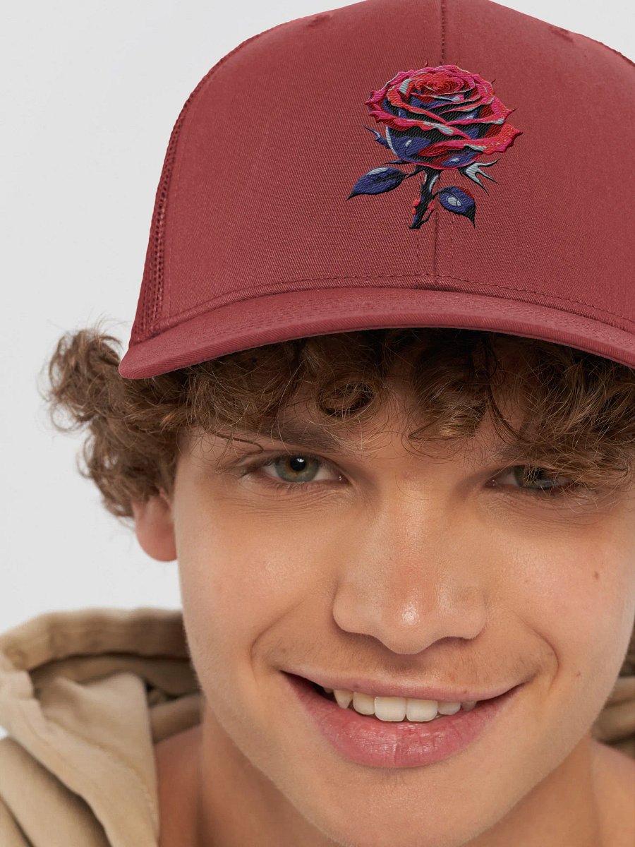 Bloody Rose Trucker Hat product image (8)