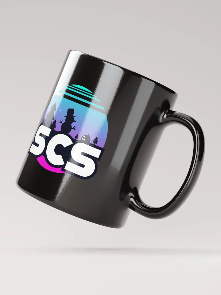 SCS WINTER VIBES GLOSSY BLACK MUG product image (3)