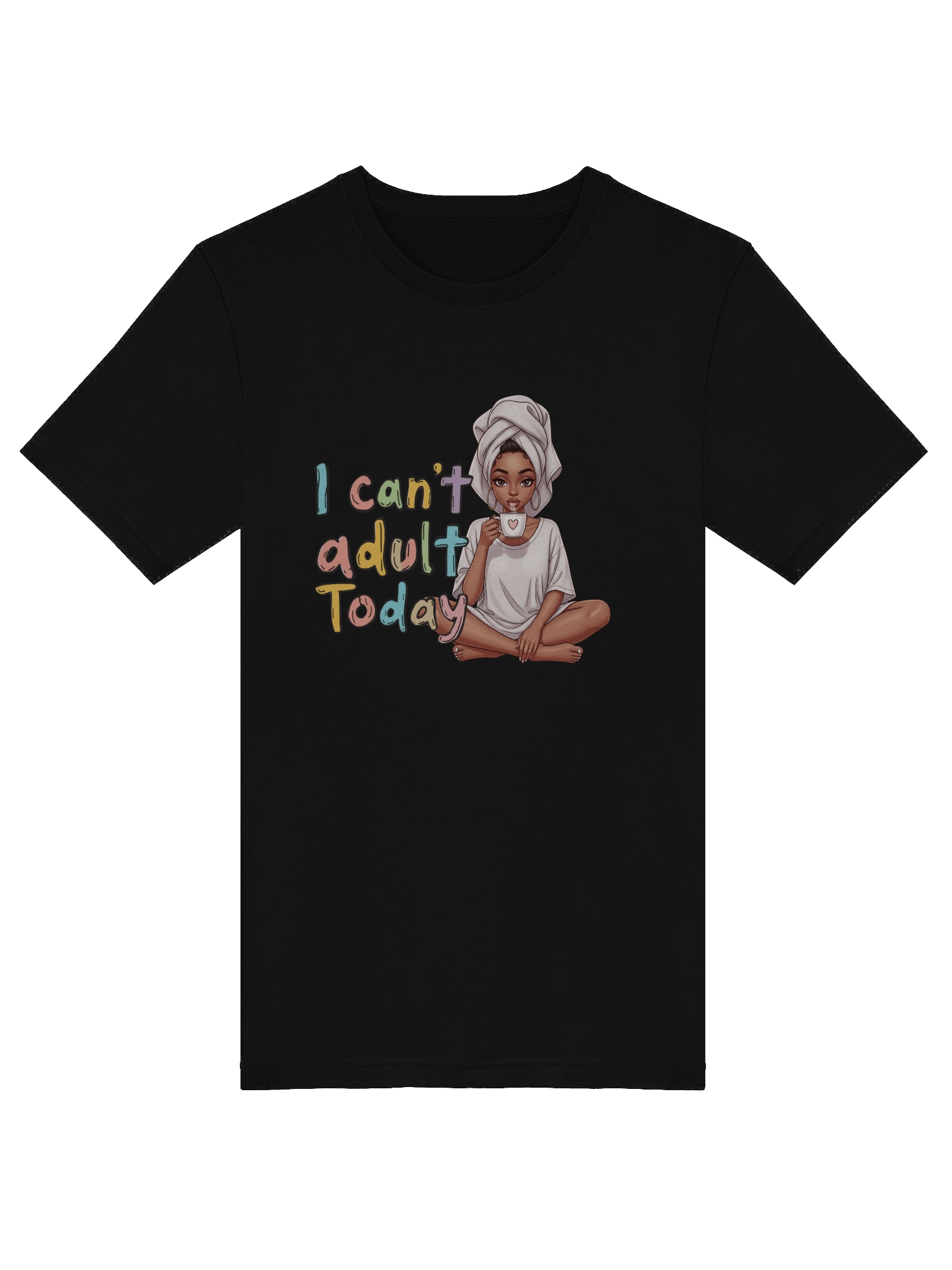 I Can’t Adult Today T-Shirt – Funny Graphic Tee for Women | Lazy Day Humor Shirt product image (4)