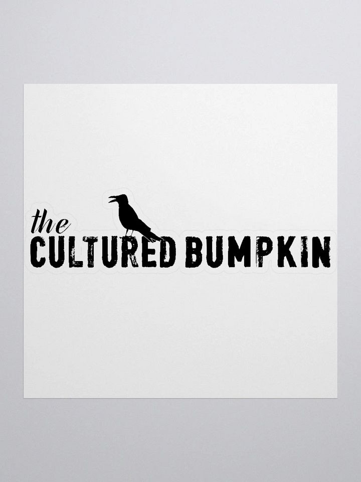 the CULTURED BUMPKIN sticker product image (1)
