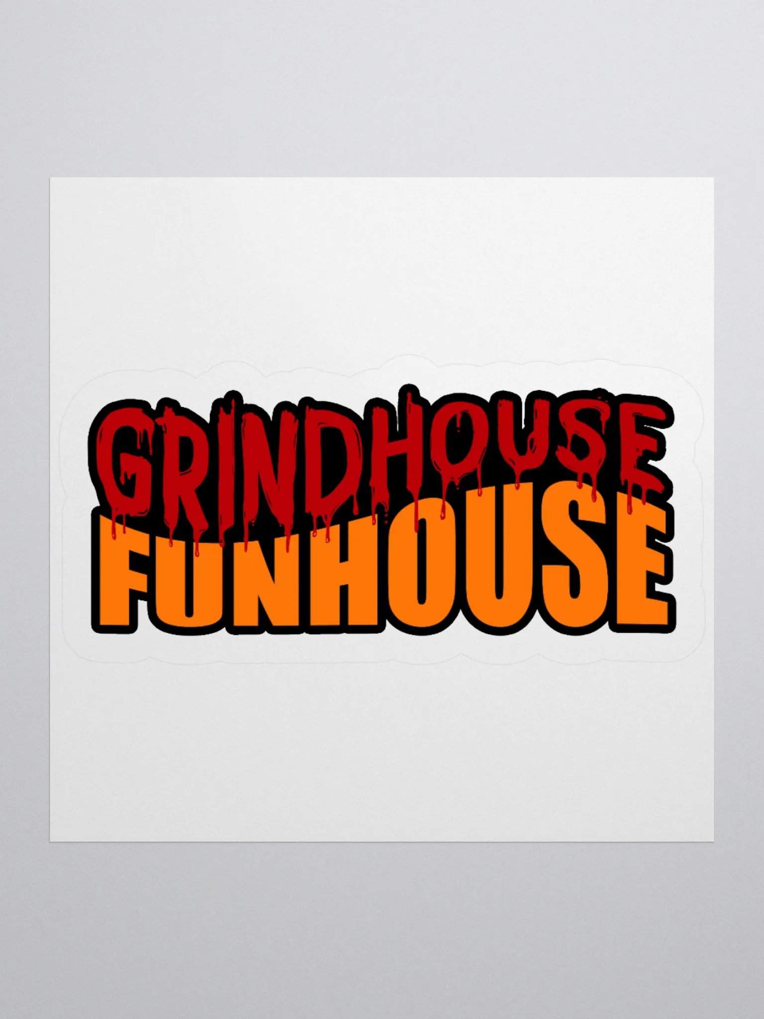 Grindhouse Funhouse | Kiss Cut Sticker product image (1)