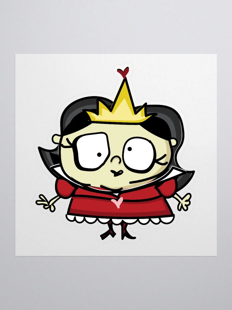 The Queen of Hearts Sticker