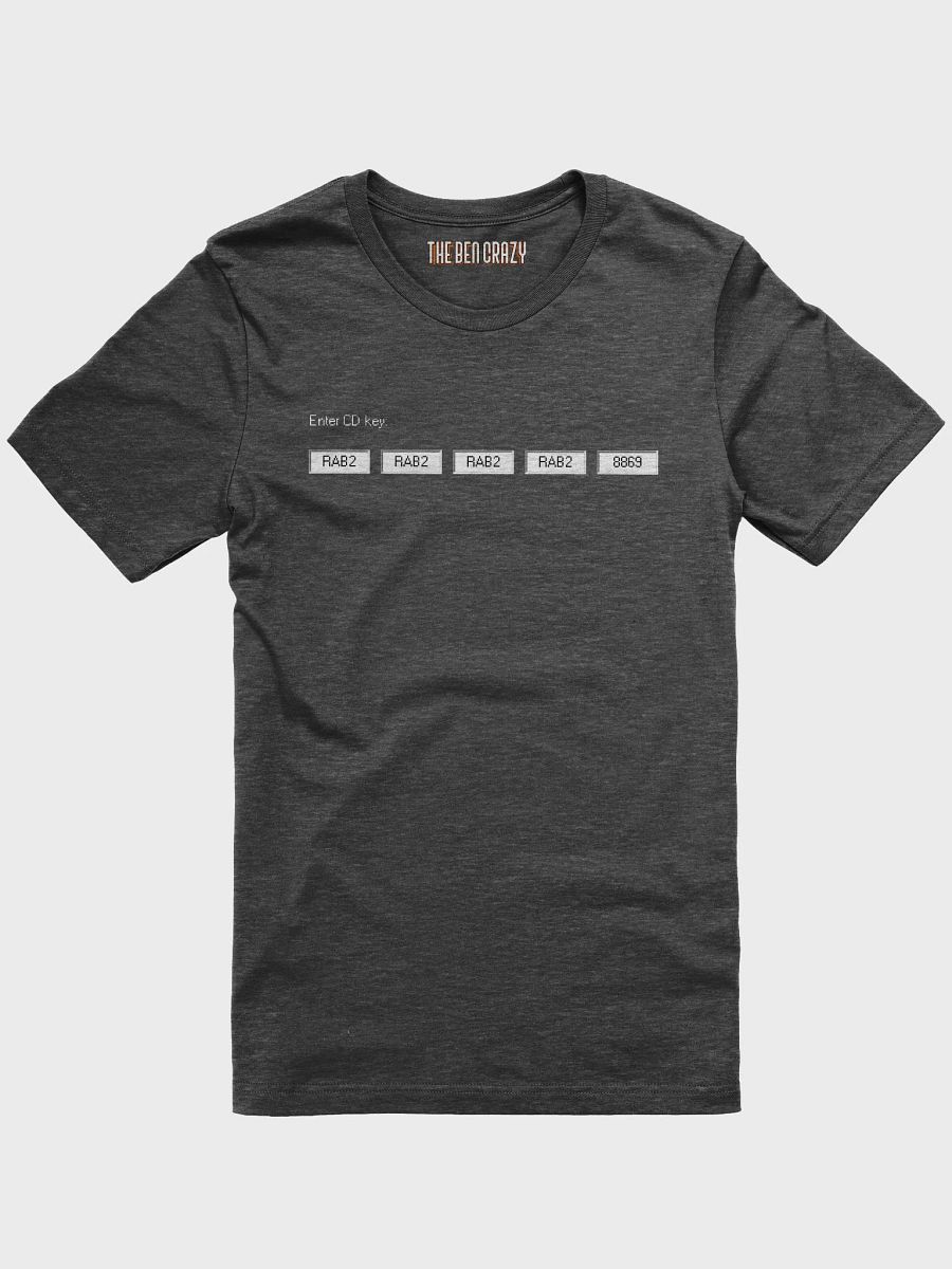 Enter CD Key Grey T-Shirt product image (1)